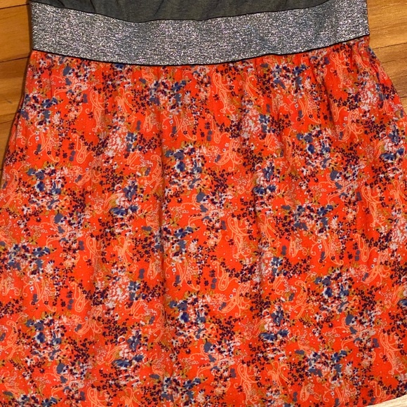 Free People orange and gray Dress M - Picture 4 of 6